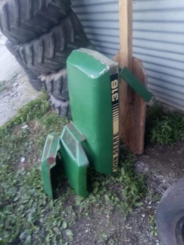 John Deere 316 Hood